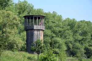 Aussichtsturm an der Emscher