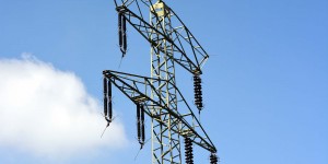 Alter Hochspannungsmast am Museum Umspannwerk