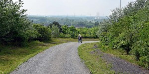 Spaziergänger auf der Schurenbachhalde