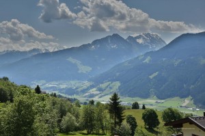 Ausblick vom Pass Thurn
