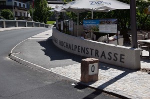 Kilometer Null der Grossglocknerstrasse