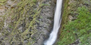 Wasserfall am Ende der Klamm