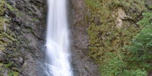 Wasserfall am Ende der Klamm