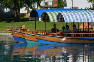 Schiffe auf dem Bleder See