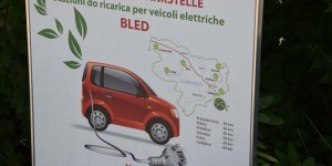 Parkplatz für Elektroautos