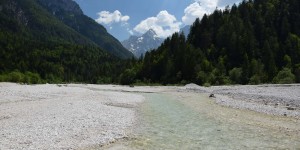 Fluss bei Kranjska Gora