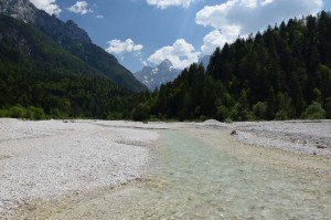 Fluss bei Kranjska Gora
