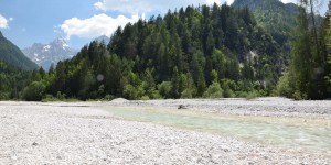 Fluss bei Kranjska Gora