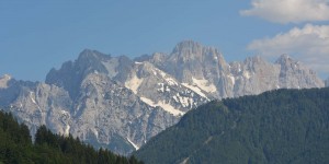 Ausblick auf die slowenischen Alpen
