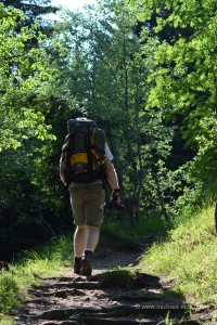 Michael Moll beim Wandern