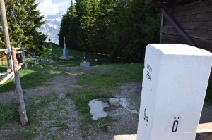 Dreiländereck von Slowenien Italien und Österreich