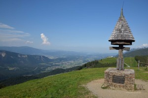 Dreiländereck von Slowenien Italien und Österreich