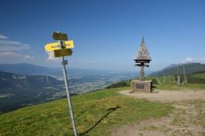 Dreiländereck von Slowenien Italien und Österreich