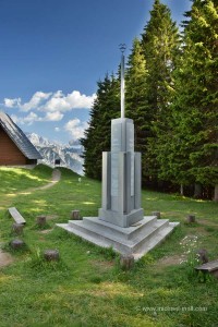 Stele am Dreiländereck