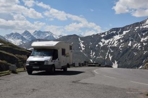Wohnmobil am Großglockner