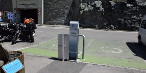 Parkplatz für Elektroautos