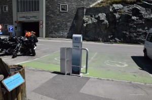 Parkplatz für Elektroautos