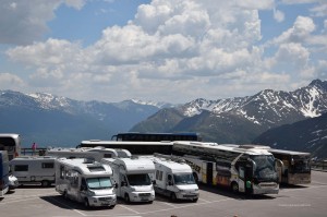 Wohnmobil am Großglockner