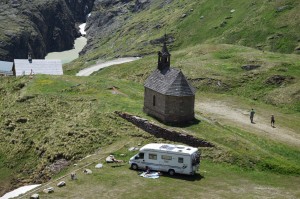 Wohnmobil am Großglockner