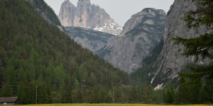 Drei Zinnen in den Dolomiten