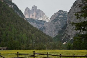 Drei Zinnen in den Dolomiten