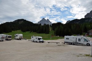 Stellplatz am Misurinasee