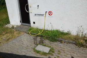 Entsorgung am Stellplatz in Thalfang