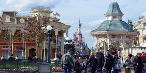 Pavillon am Anfang der Main Street