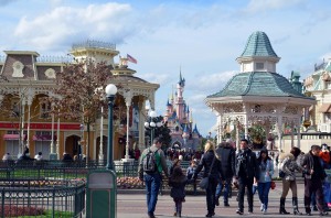 Pavillon am Anfang der Main Street