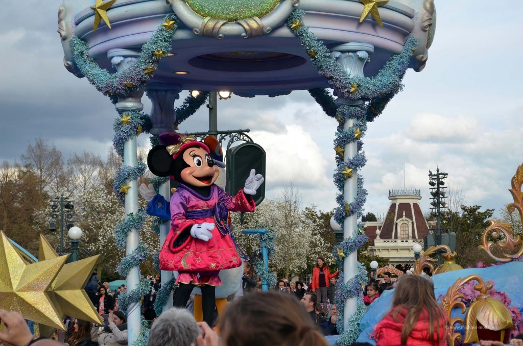 Minnie während der Parade