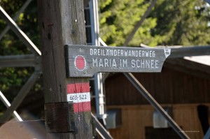 Wanderweg am Dreiländereck