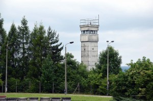 Alter Wachturm an der innerdeutschen Grenze