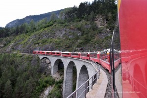 Auf dem Landwasserviadukt