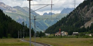 Bergkulisse in der Schweiz