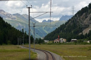 Bergkulisse in der Schweiz