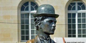 Charlie Chaplin-Skulptur