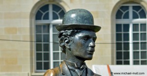 Charlie Chaplin-Skulptur