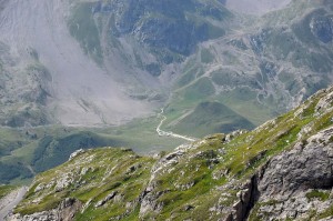 Stellplatz weiter unten auf dem Col du Lautaret