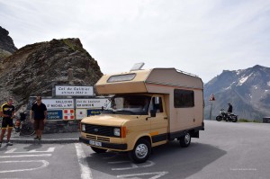 Wohnmobil am Pass