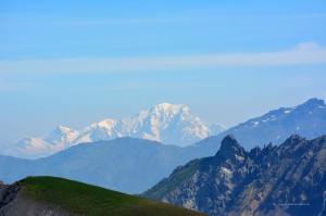 Mont Blanc in 92 km Entfernung