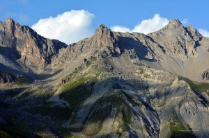 Mächtige Alpen in Frankreich