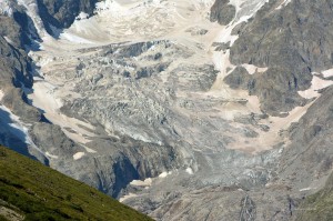 Gletscher in Nationalpark in Frankreich