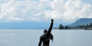 Freddy Mercury am Genfer See