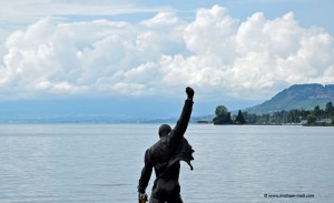 Freddy Mercury am Genfer See