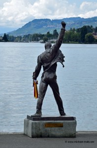 Freddy Mercury am Genfer See