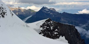 Ausblick am Jungfraujoch