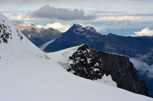 Ausblick am Jungfraujoch