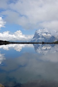 Spiegelung im Fallbodensee