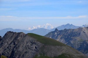 Mont Blanc aus 90 km Entfernung