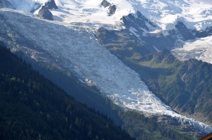 Gletscher am Mont Blanc